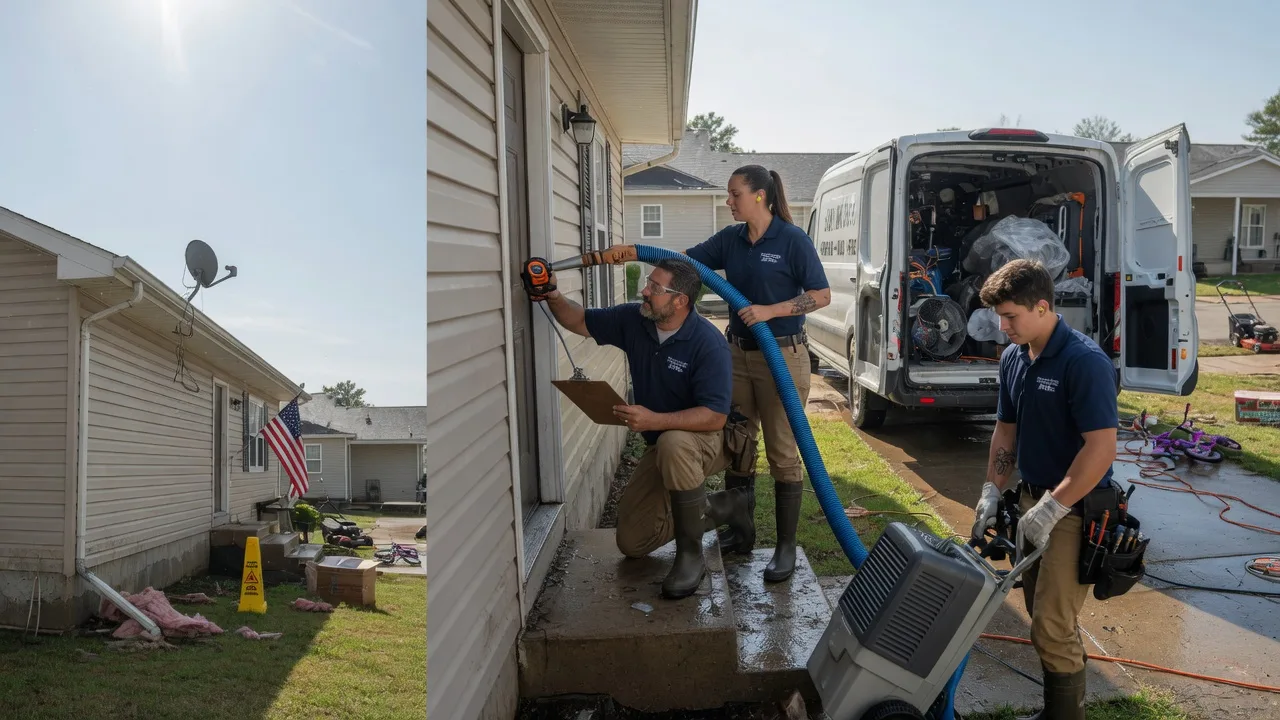 Ceiling Water Damage Restoration in Dalzell, IL near me