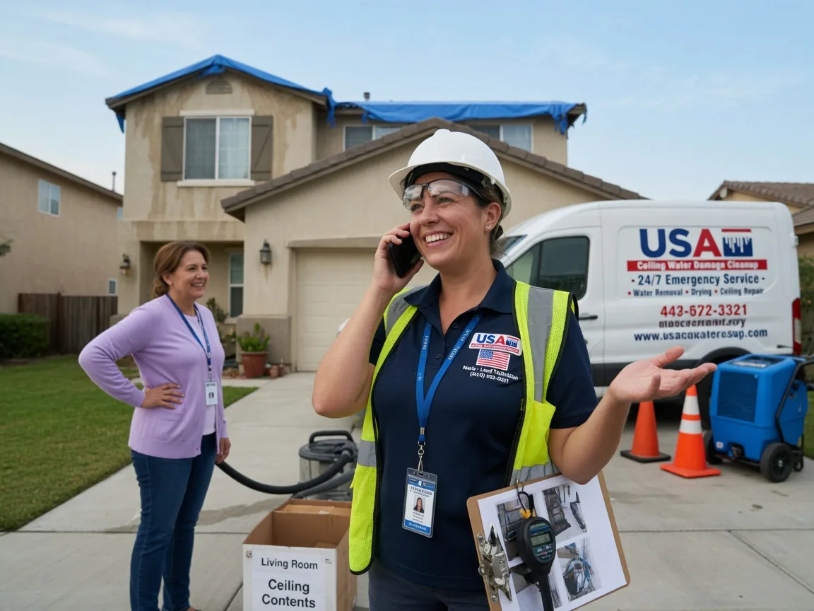 Ceiling Water Damage Restoration Dalzell, IL FAQs